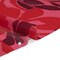 1 Yard Dark Pink Floral Polyester Chiffon with Metallic Pinstripes 56 Inch Wide